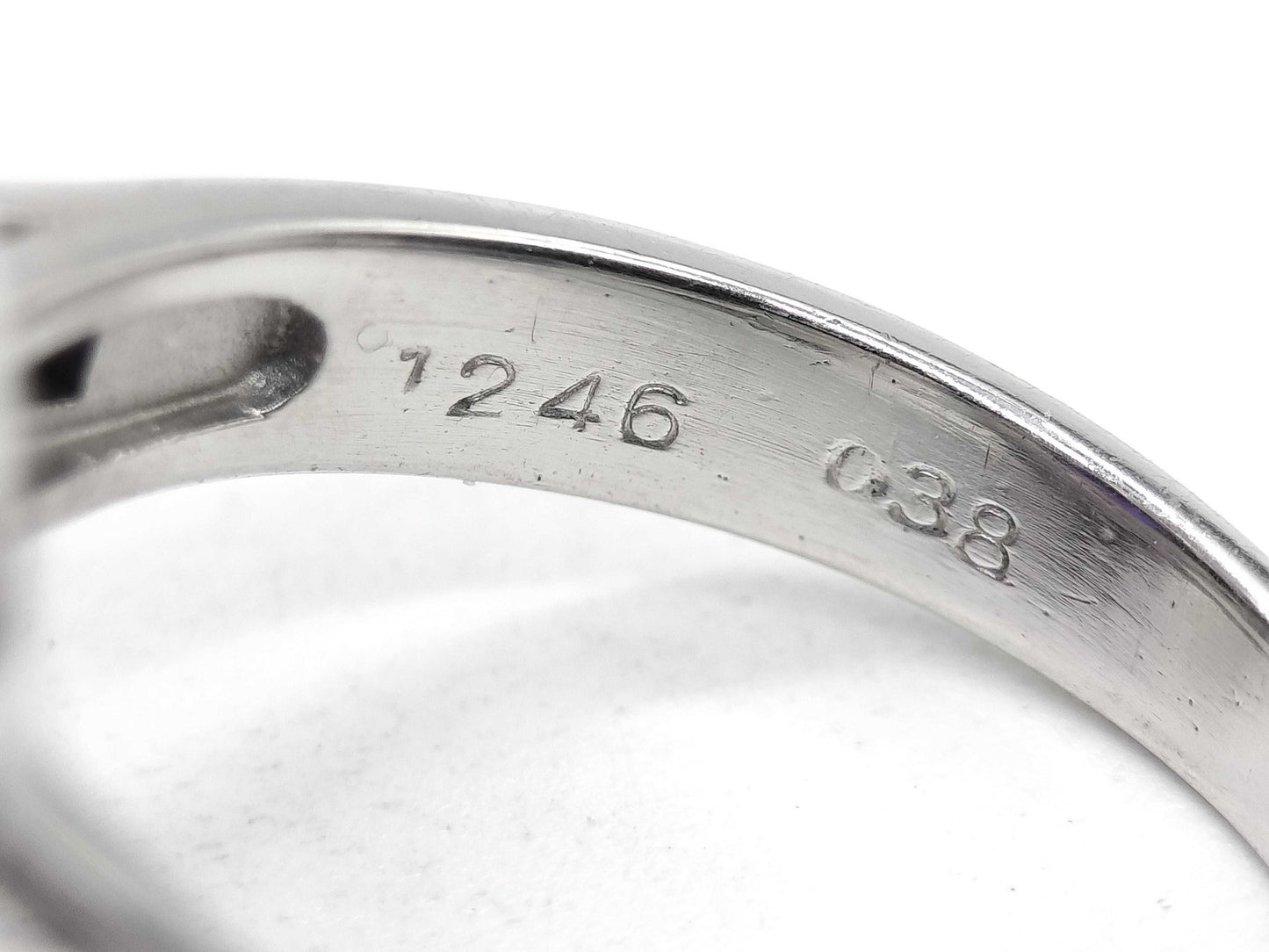 AM 12.46ct D 0.38ct Pt900 12.0g Ring