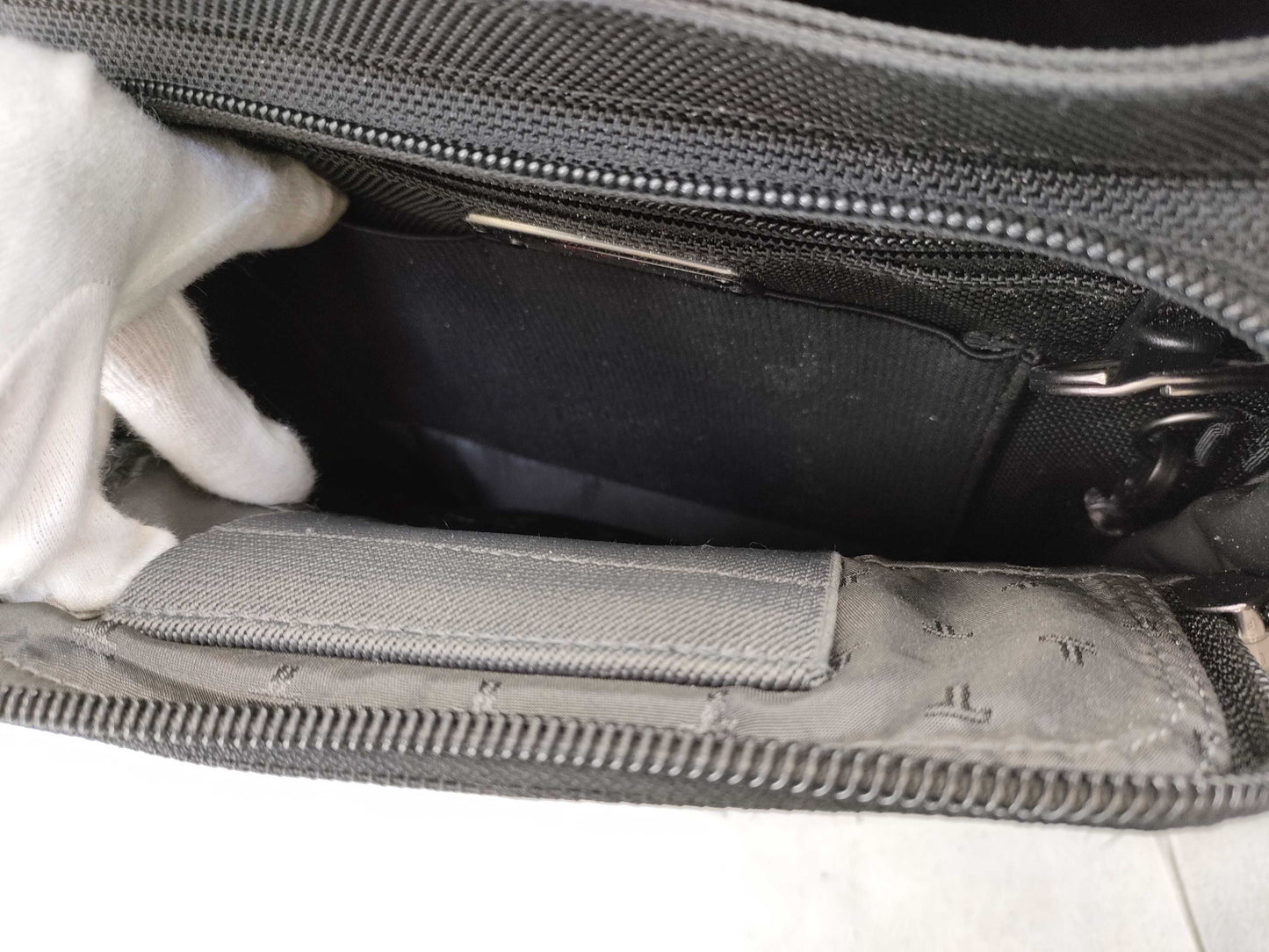 TUMI nylon canvas business bag