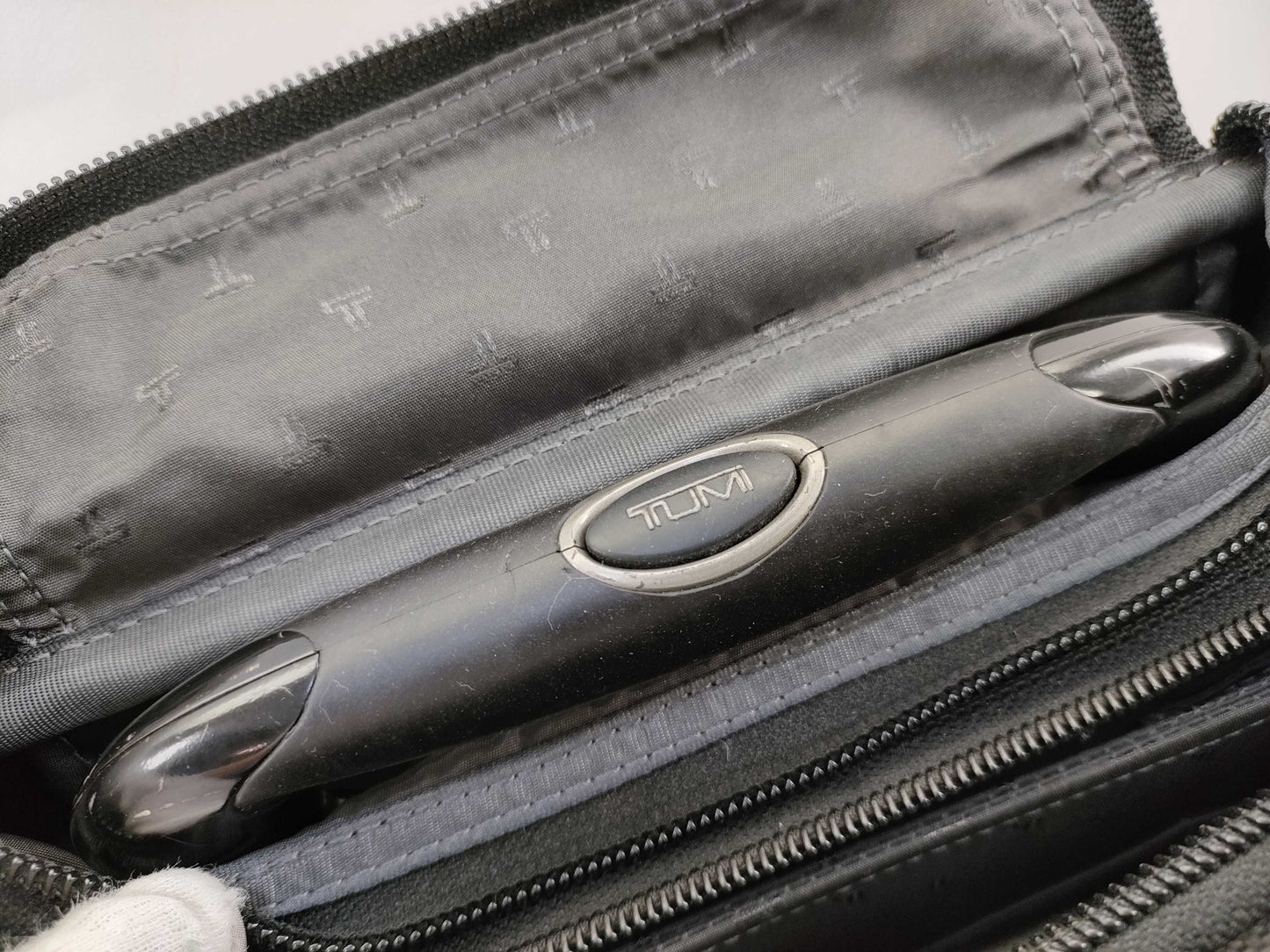 TUMI nylon canvas business bag