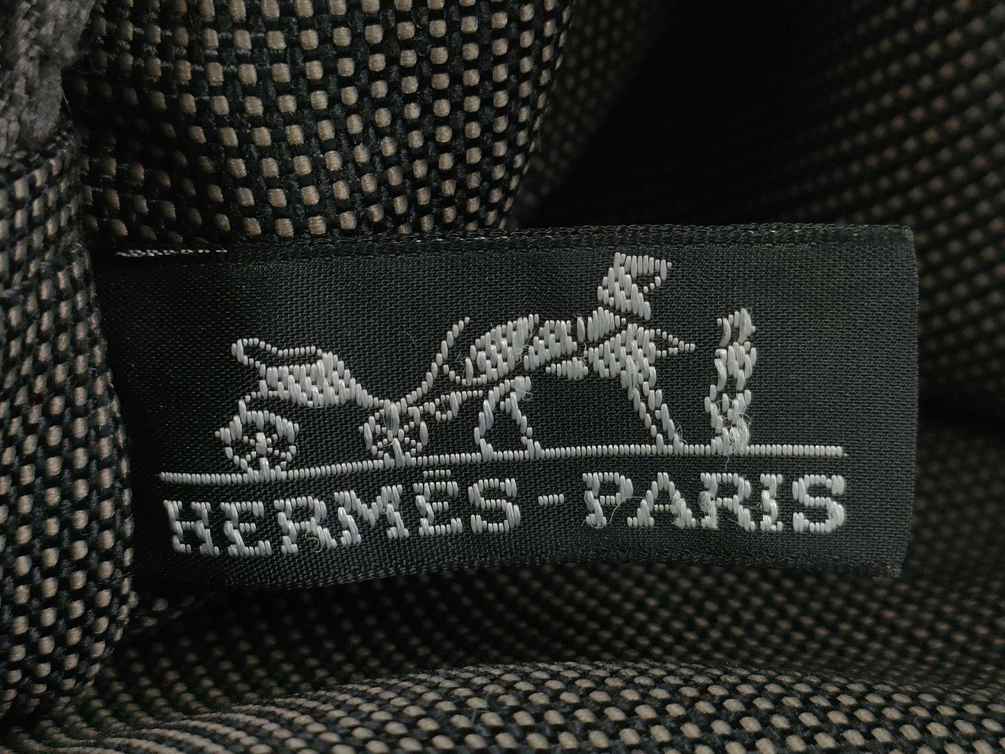 HERMES Air Line Air Line GM Gray Handbag