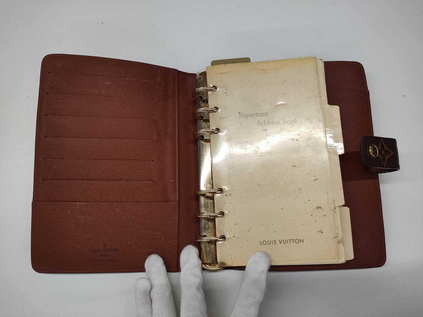 LOUIS VUITTON Monogram R20106 Agenda GM Notebook Cover