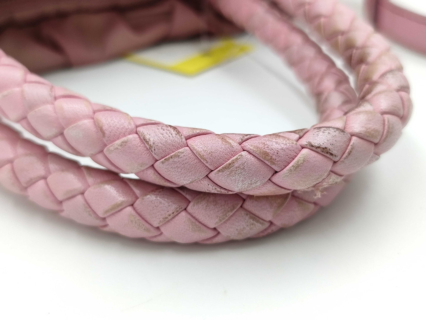PRADA Nylon x Leather Ribbon 2WAY Pink Shoulder Bag