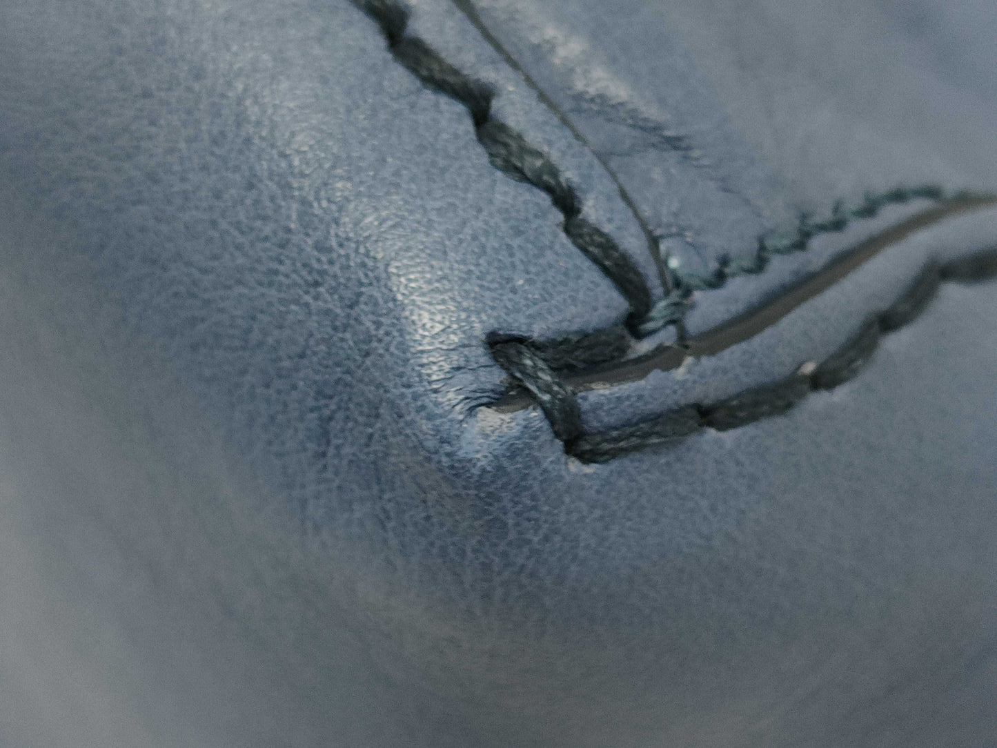 HIROFU Leather 2-Way Indigo Handbag