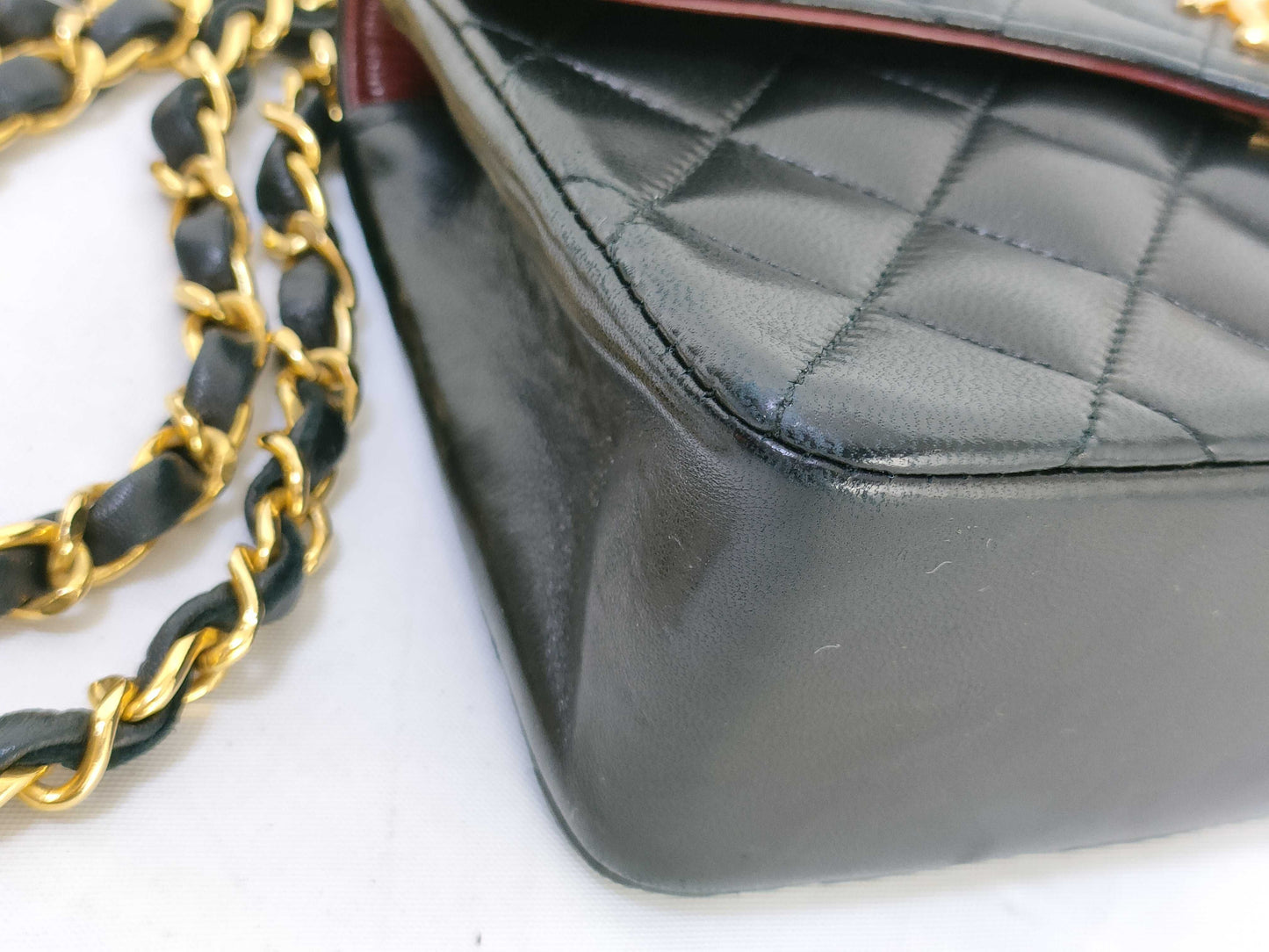 CHANEL Lambskin Mini Matelasse 18 Shoulder Bag