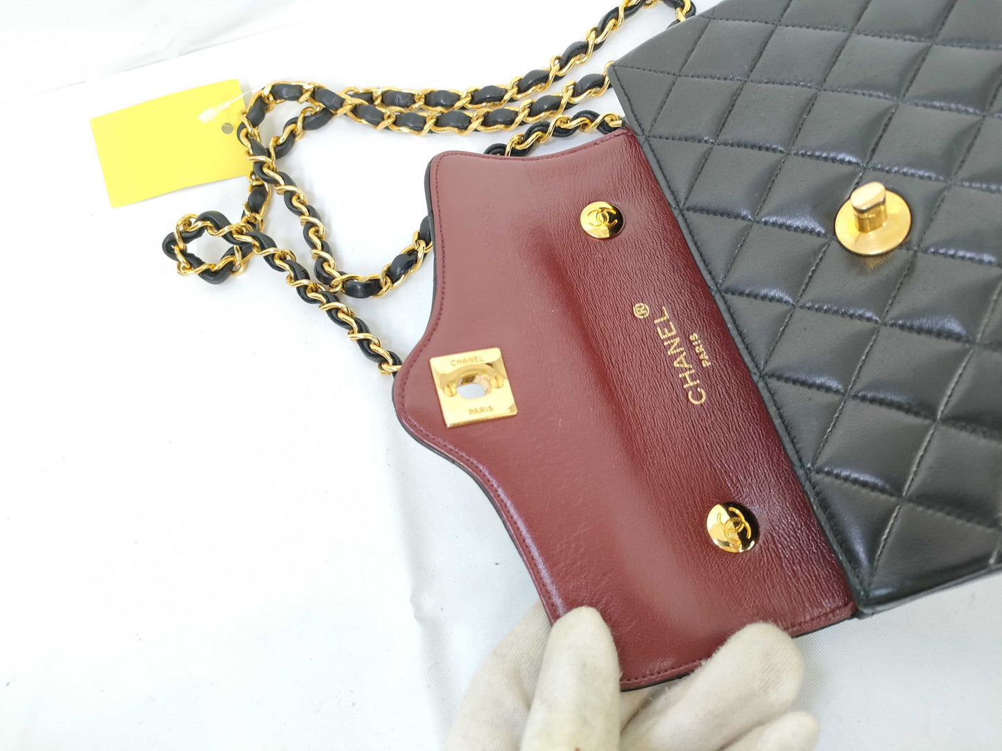 CHANEL Lambskin Mini Matelasse 18 Shoulder Bag