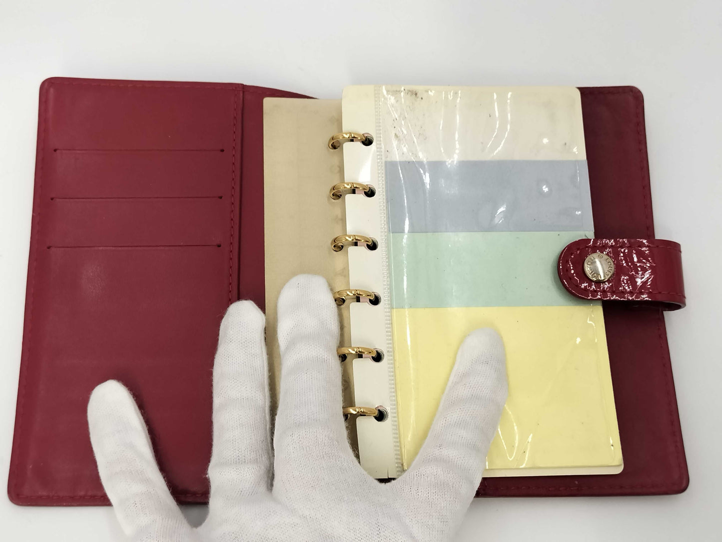 LOUIS VUITTON Vernis Agenda PM Notebook Cover
