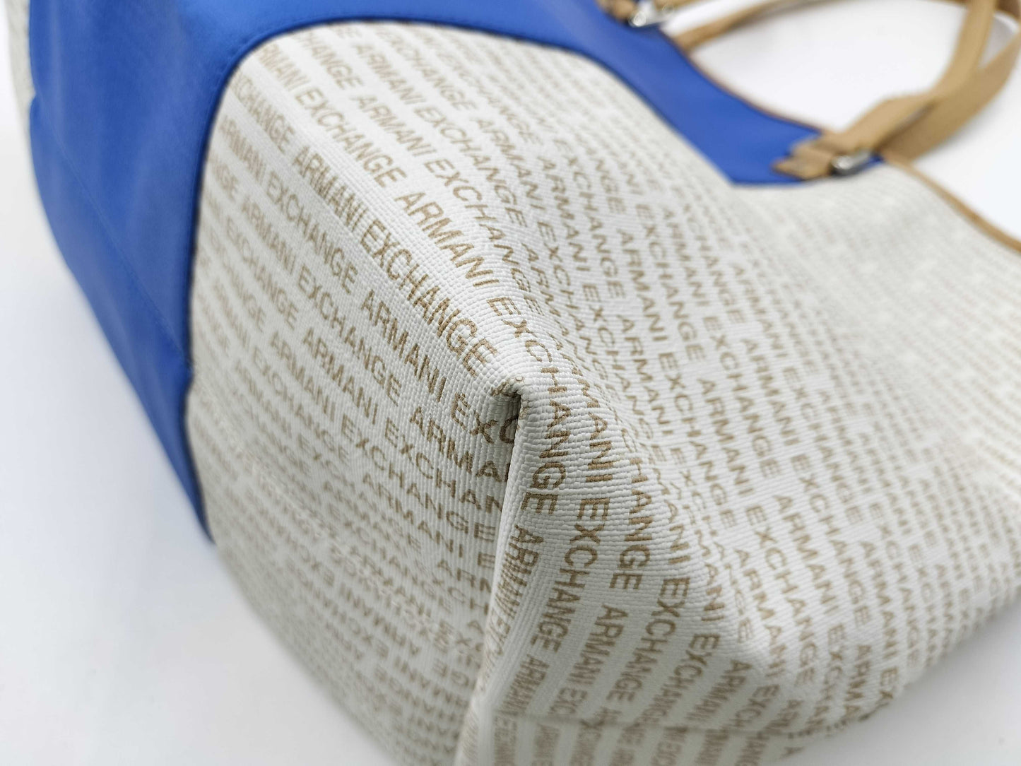 ARMANI Leather Tote Bag with Deteriorated Handles