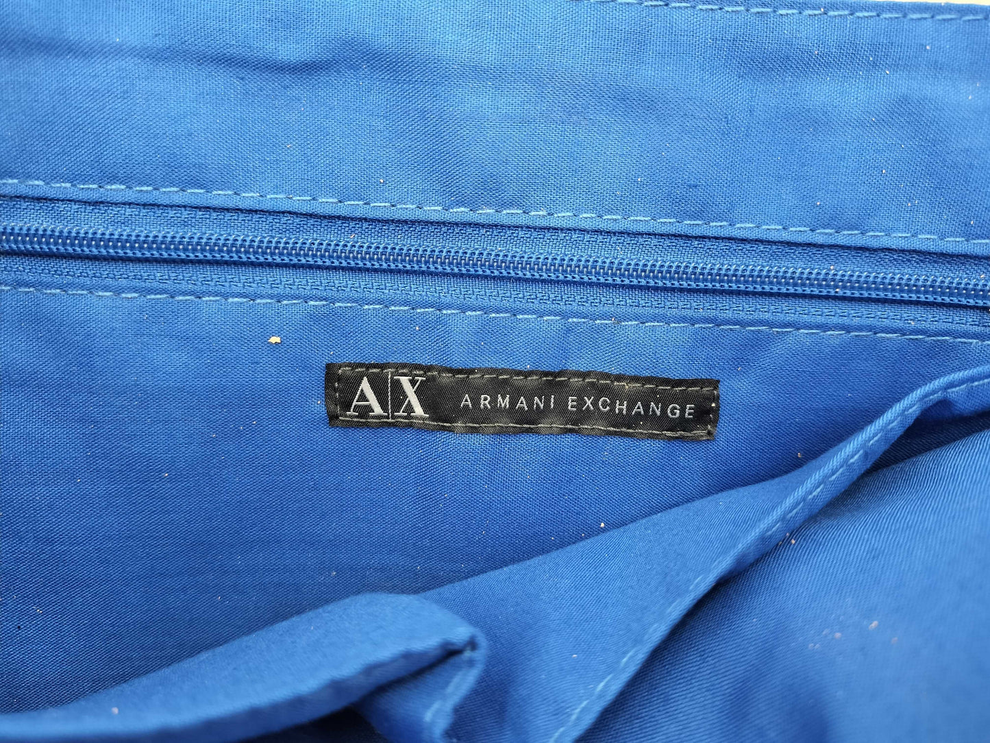 ARMANI Leather Tote Bag with Deteriorated Handles