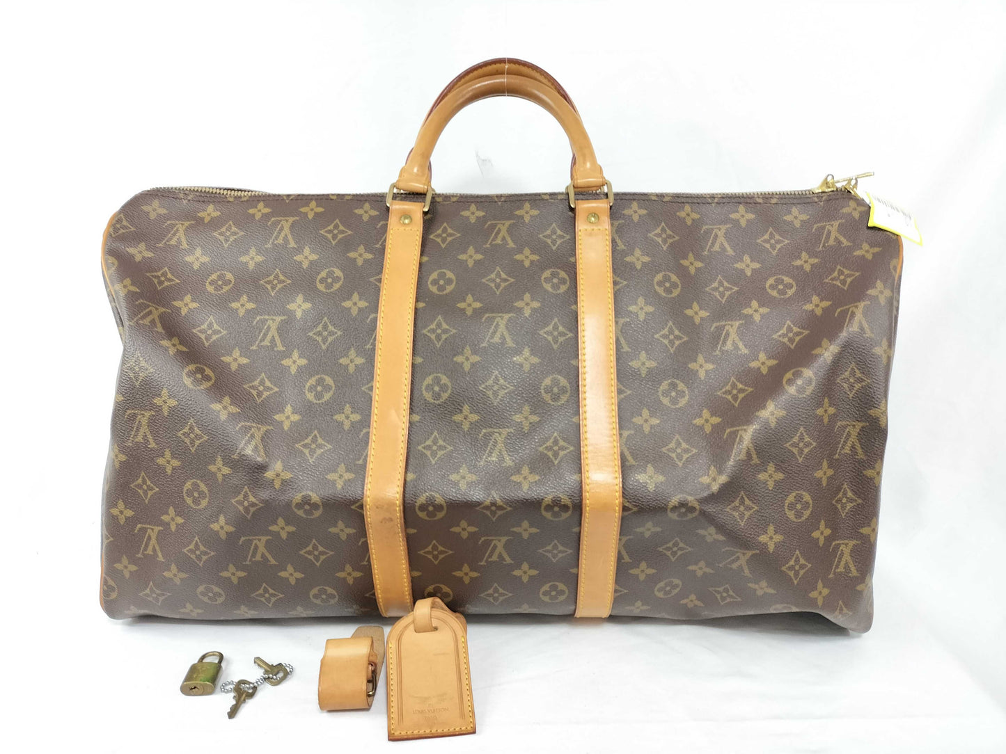 LOUIS VUITTON M41424 Monogram Keepall 55 Boston Bag
