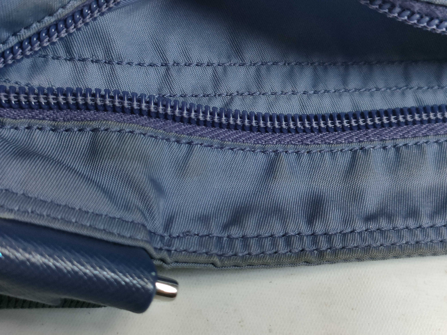 PRADA Nylon Shoulder Bag Pouch/Triangle Plate Shoulder Bag