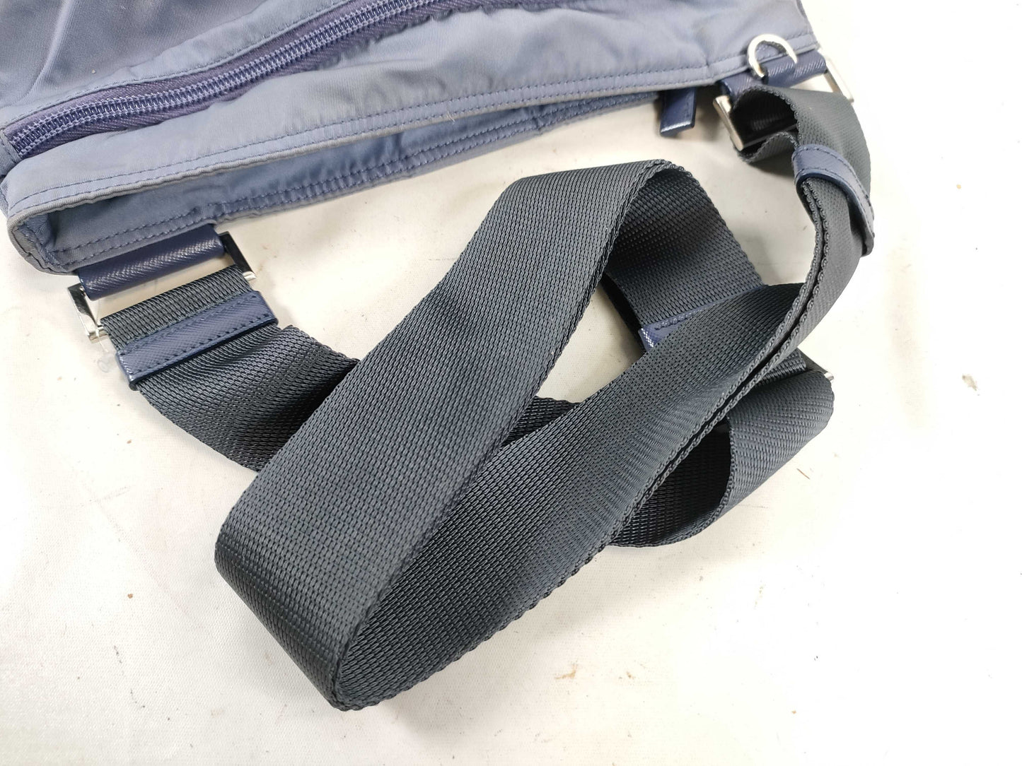 PRADA Nylon Shoulder Bag Pouch/Triangle Plate Shoulder Bag