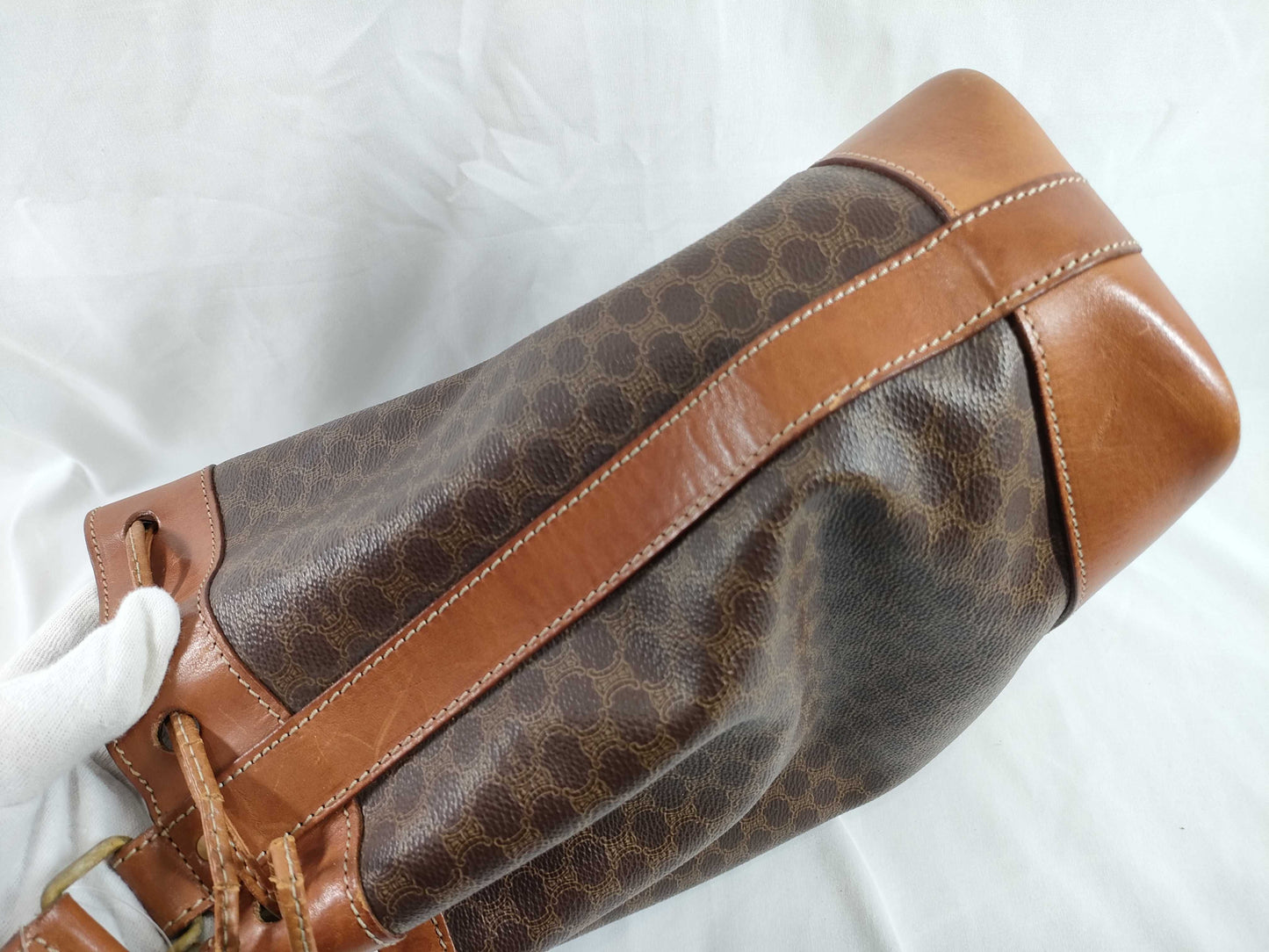 CELINE Drawstring Bag with Pouch Shoulder Bag