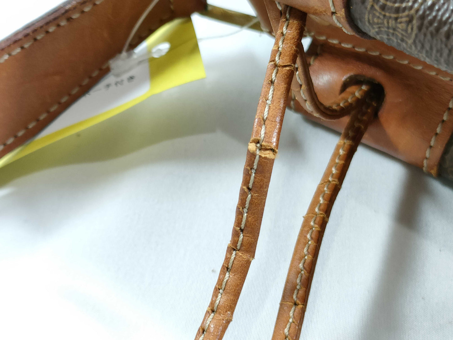 CELINE Drawstring Bag with Pouch Shoulder Bag