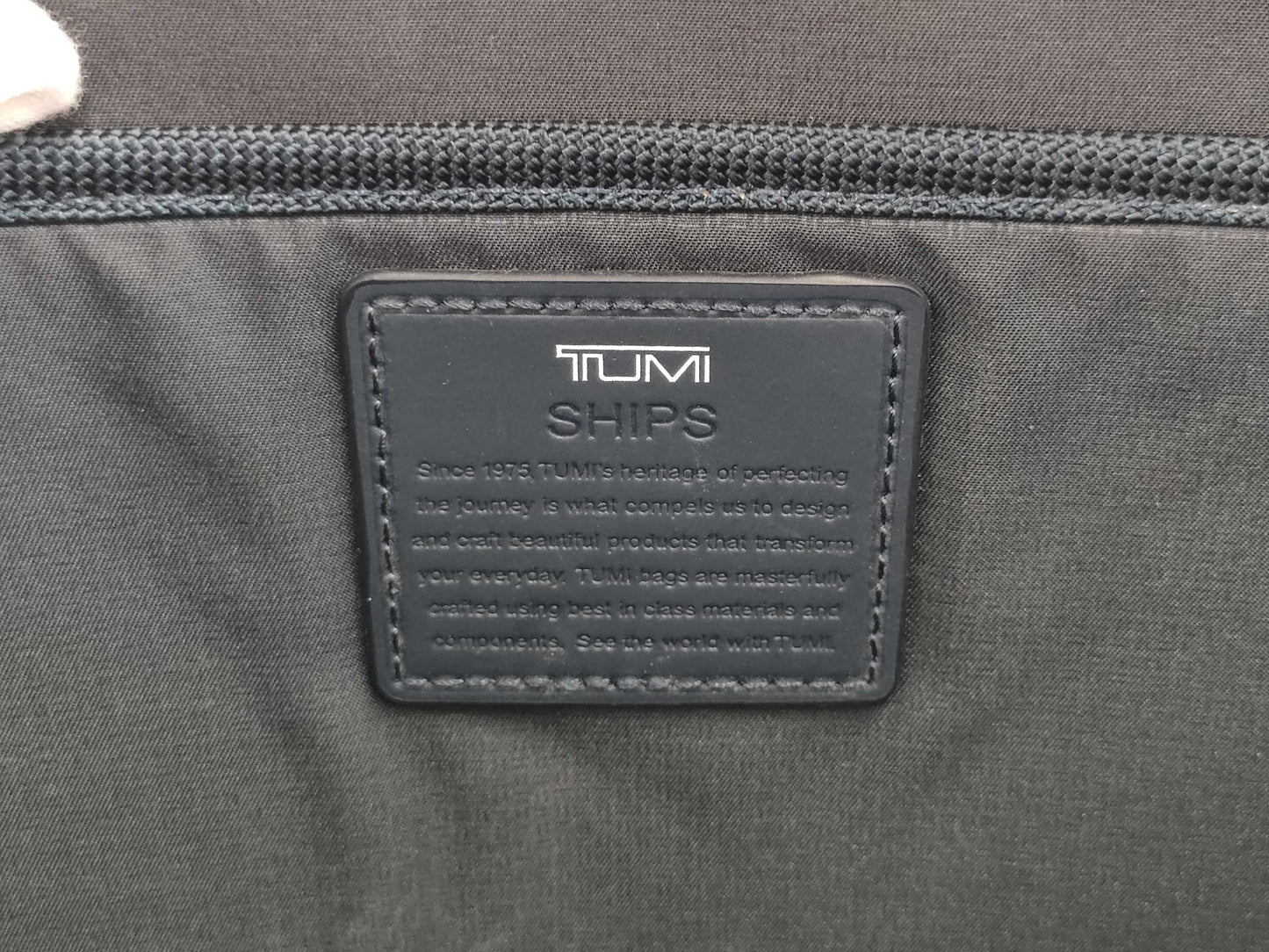 TUMI Navy Business Bag