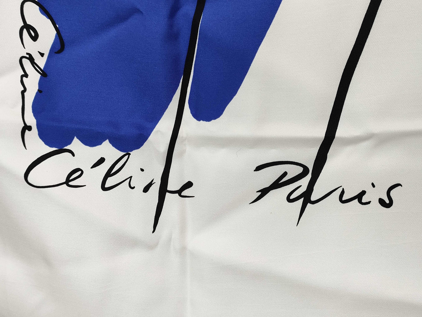 CELINE Silk Large Scarf