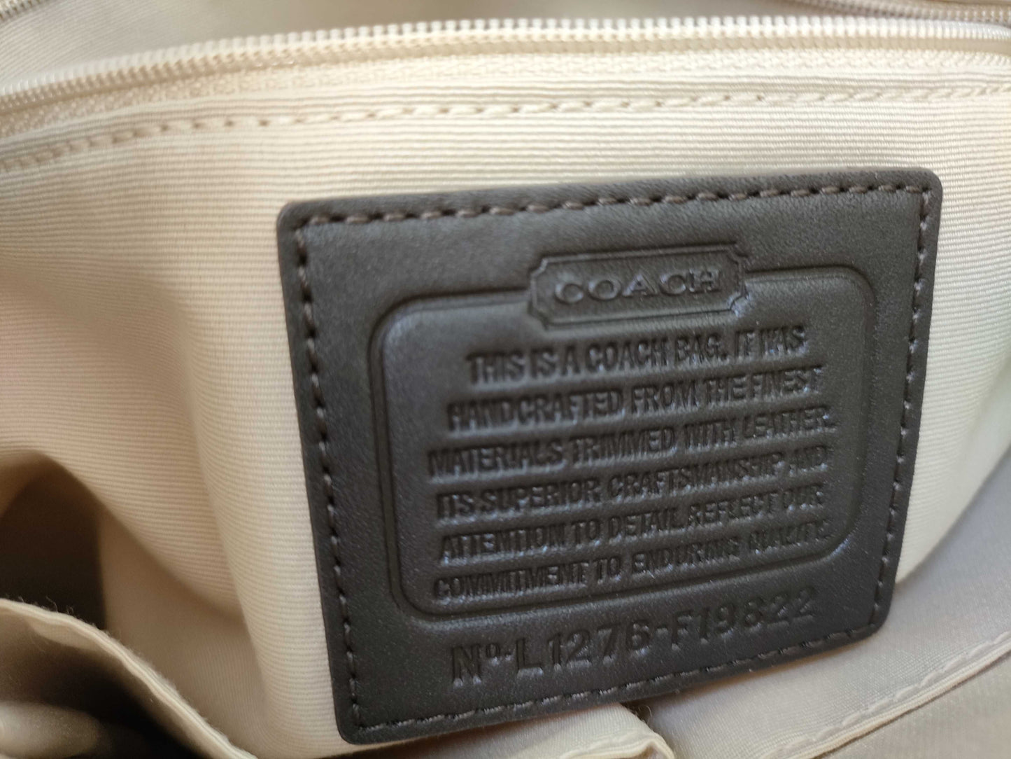 COACH Signature Shoulder Bag 19822