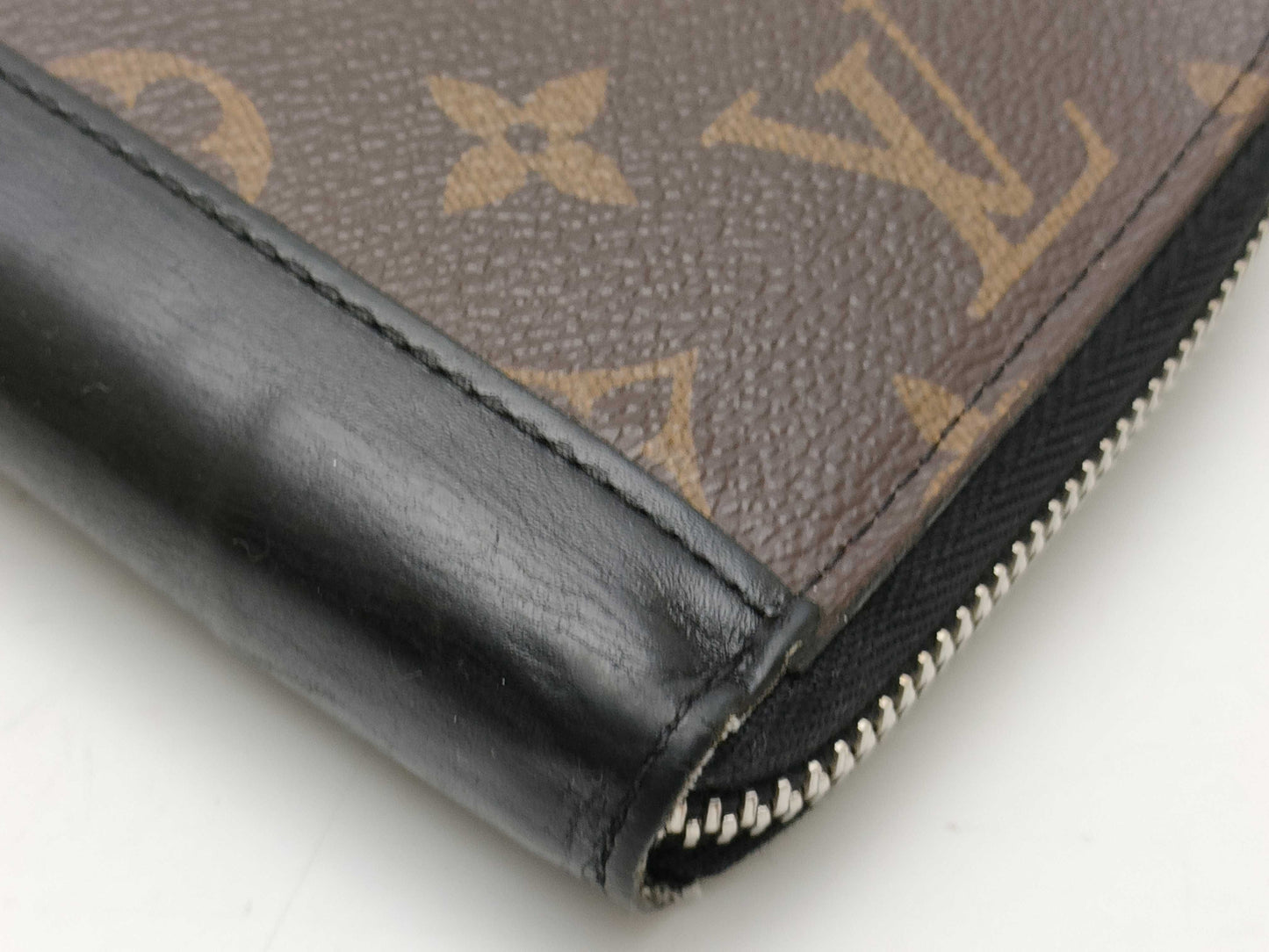 LOUIS VUITTON M60109 Monogram Macassar Portefeuille Vertical Wallet