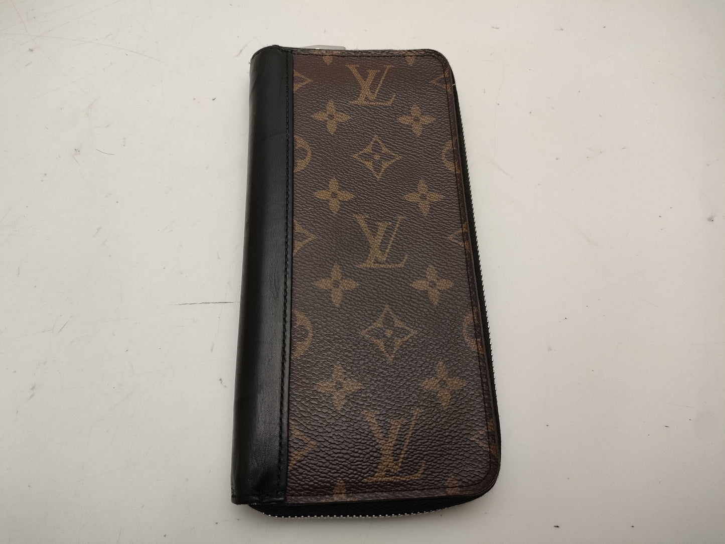 LOUIS VUITTON M60109 Monogram Macassar Portefeuille Vertical Wallet