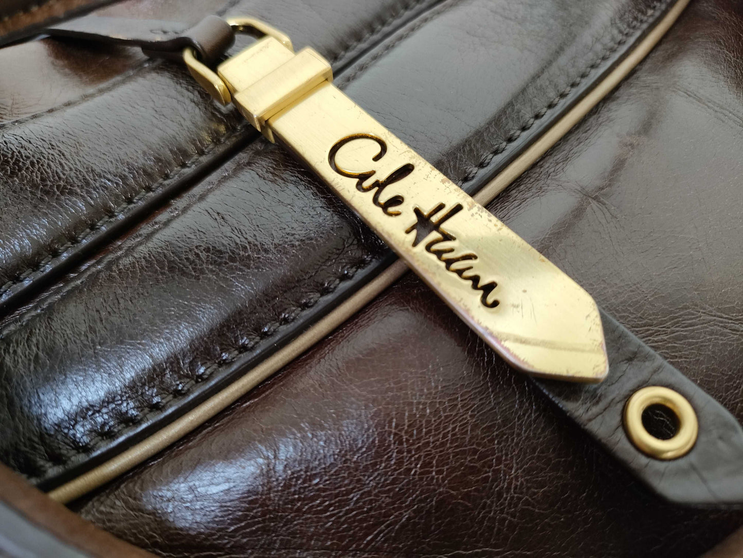 COACH Furla Crocodile/Cole Haan Leather Tote Bag Set