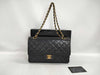 CHANEL Lambskin Matelasse Double Flap 25 0 Series Chain Shoulder Bag