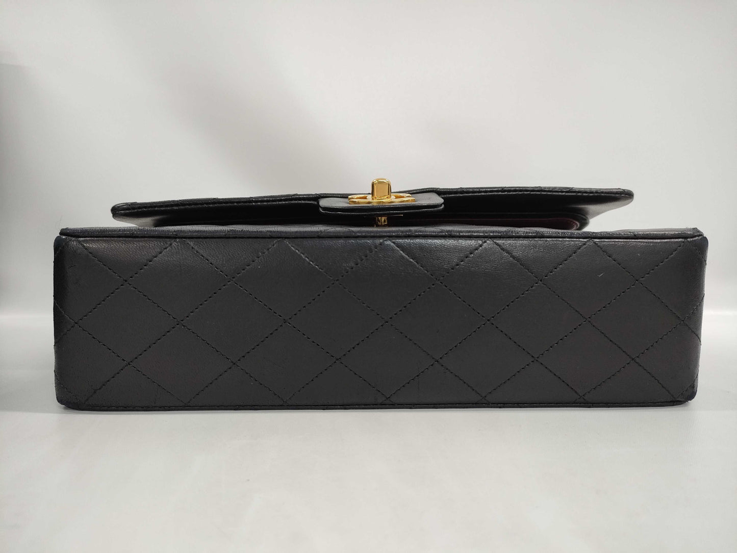 CHANEL Lambskin Matelasse Double Flap 25 0 Series Chain Shoulder Bag