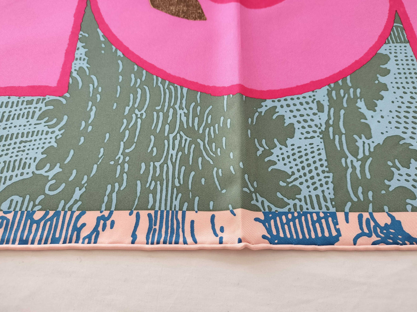 HERMES Carré 90 CAVALIER EN FORMES Scarf