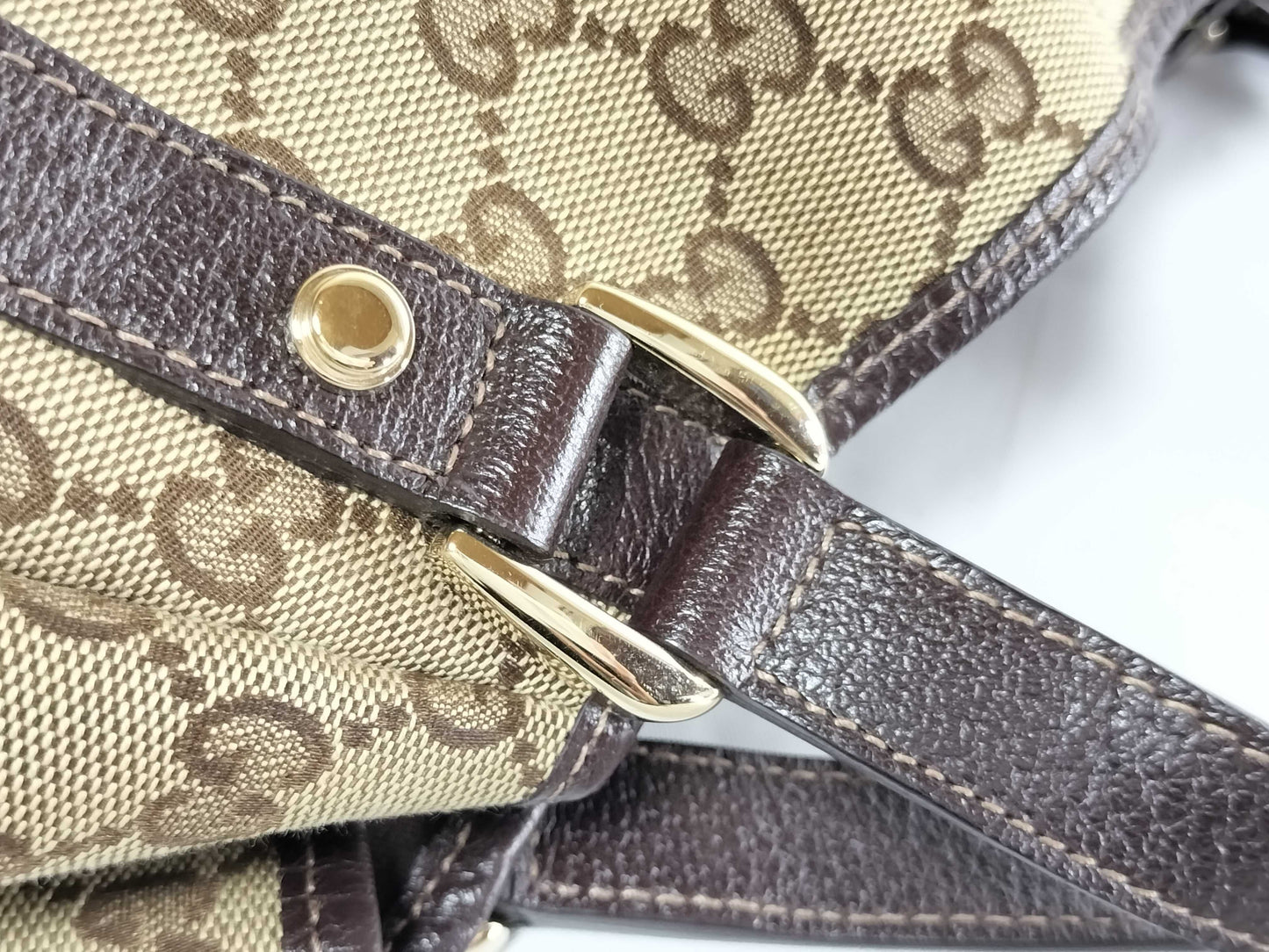 GUCCI GG Canvas Handbag with Pouch Tote Bag