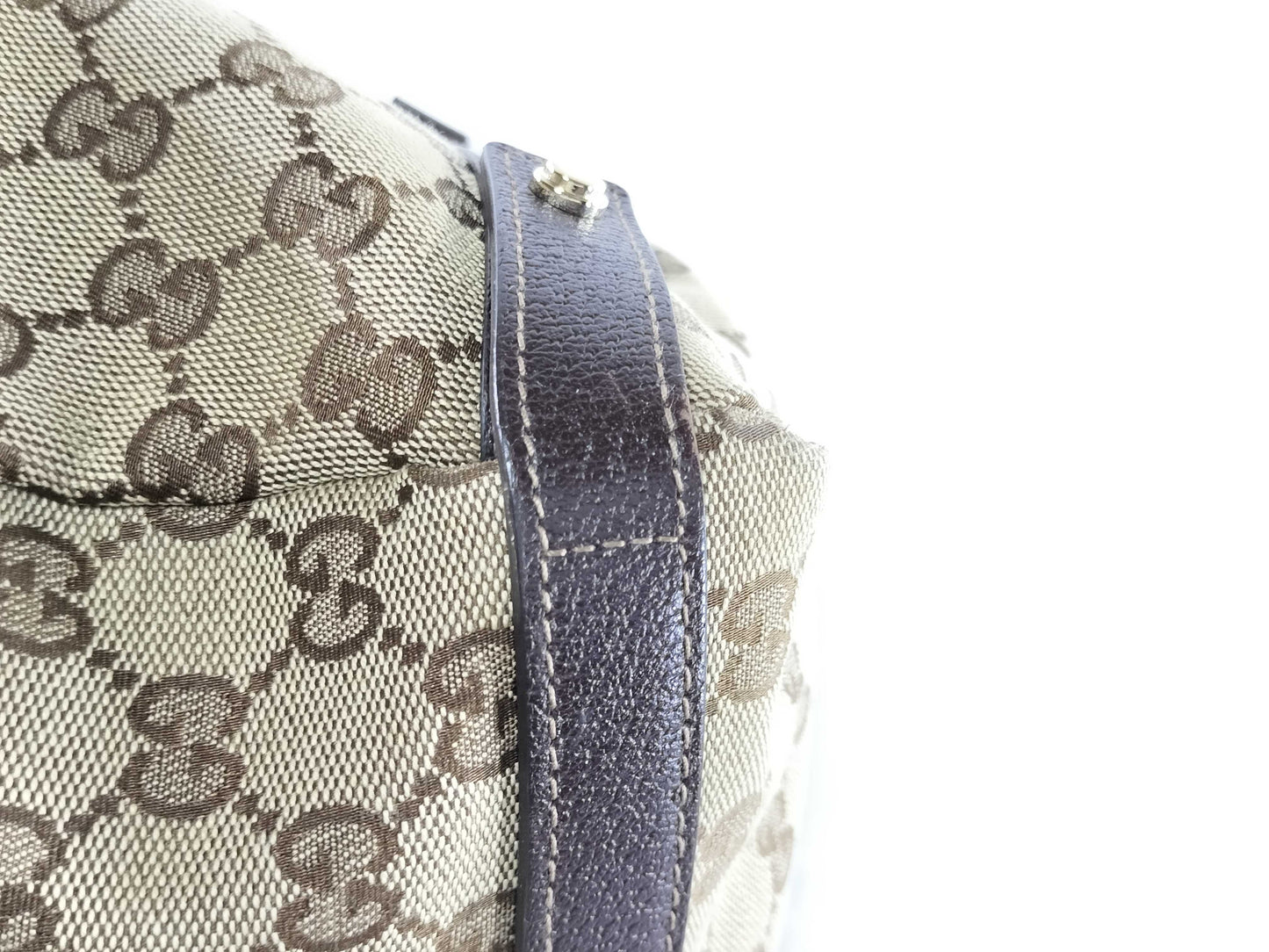 GUCCI GG Canvas Handbag with Pouch Tote Bag