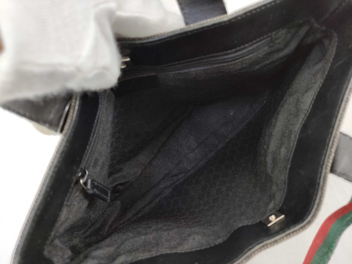 GUCCI Canvas Handbag with Pouch
