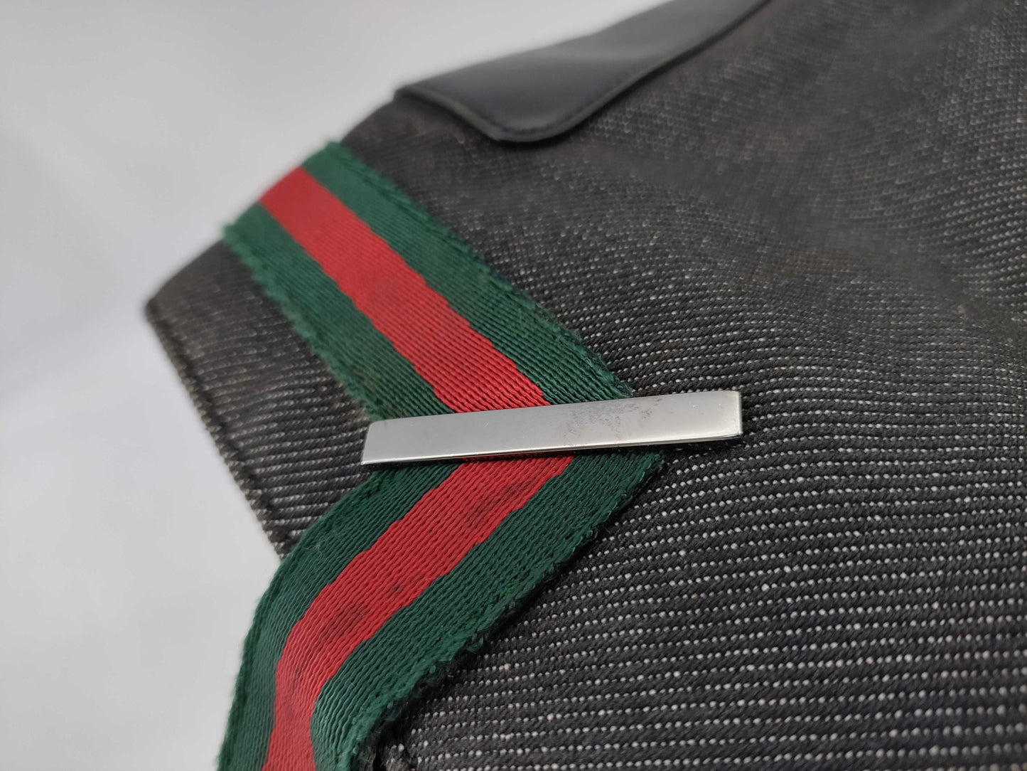 GUCCI Canvas Handbag with Pouch