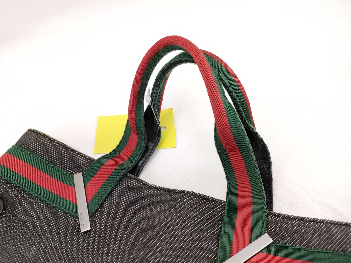 GUCCI Canvas Handbag with Pouch