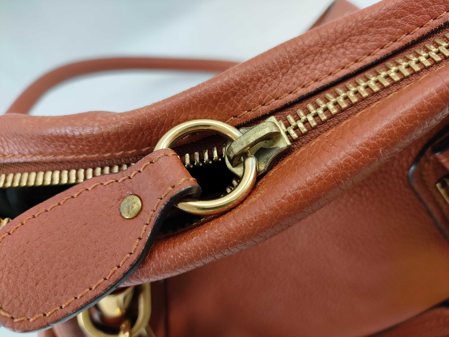 Chloe Paraty Leather 2-Way Bag Handbag