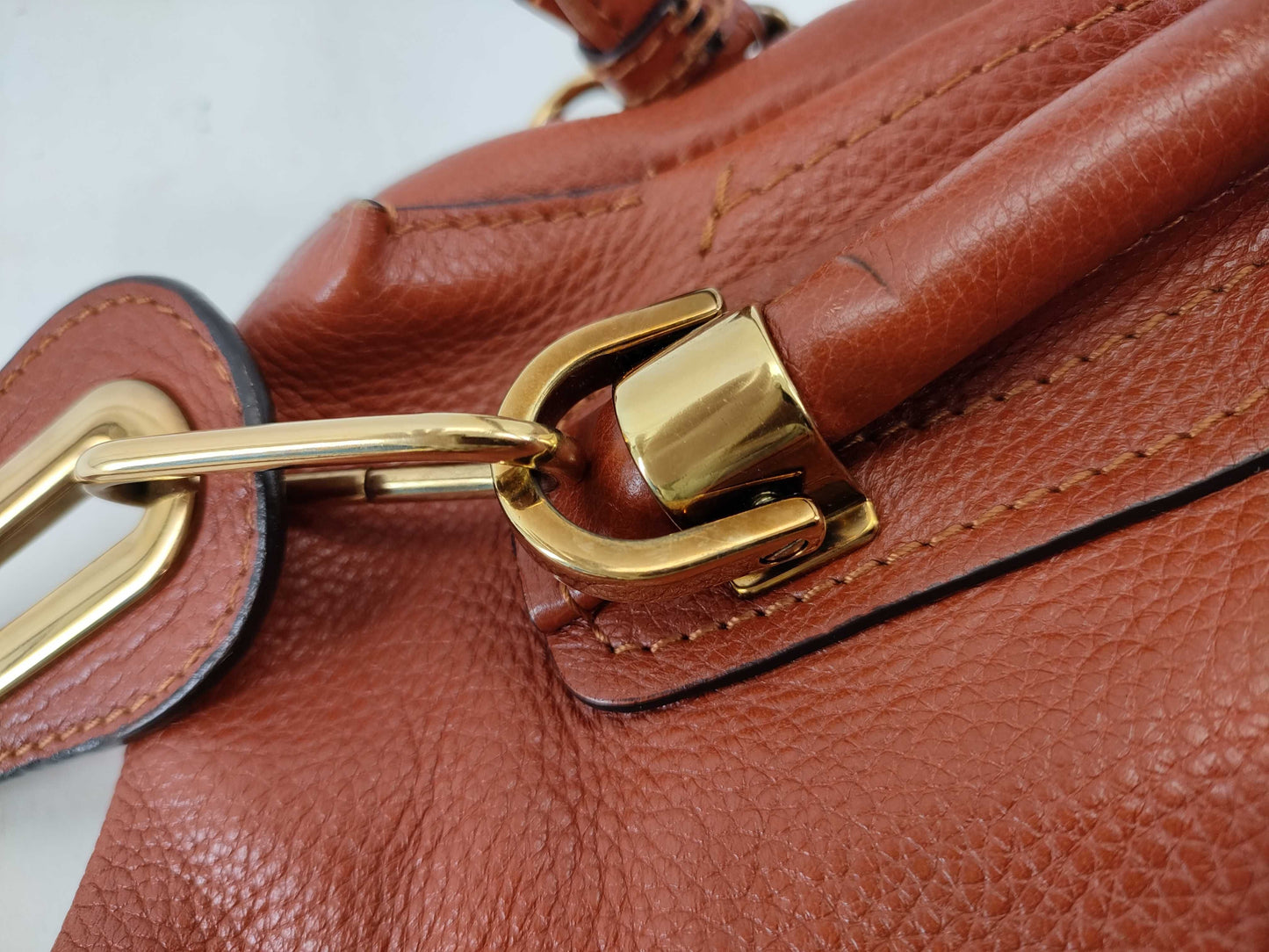 Chloe Paraty Leather 2-Way Bag Handbag