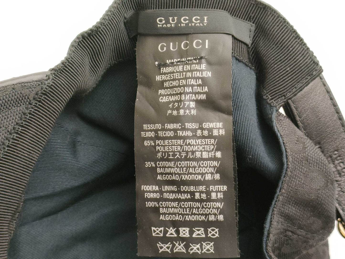 GUCCI GG Canvas Sherry Cap Other Accessories