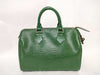 LOUIS VUITTON Epi Speedy 25 Green Boston Bag