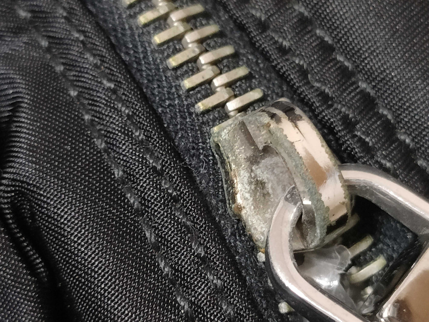PRADA Nylon Frill Handbag Tessuto with Padlock and Key
