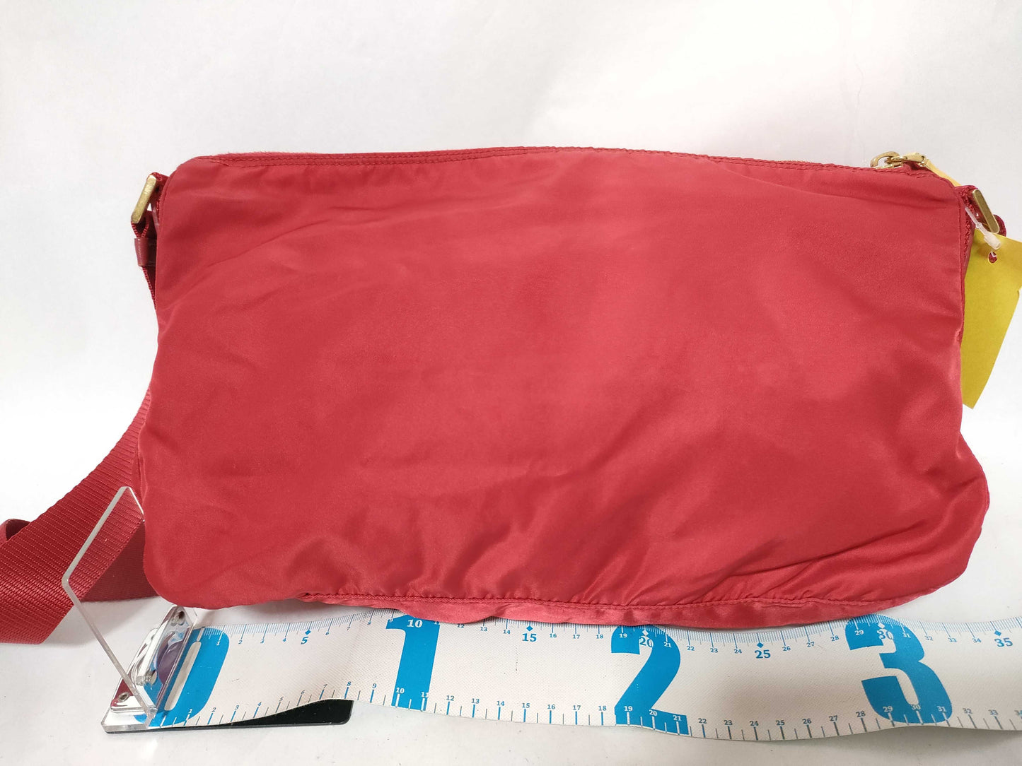 PRADA Nylon Shoulder Bag Red Shoulder Bag
