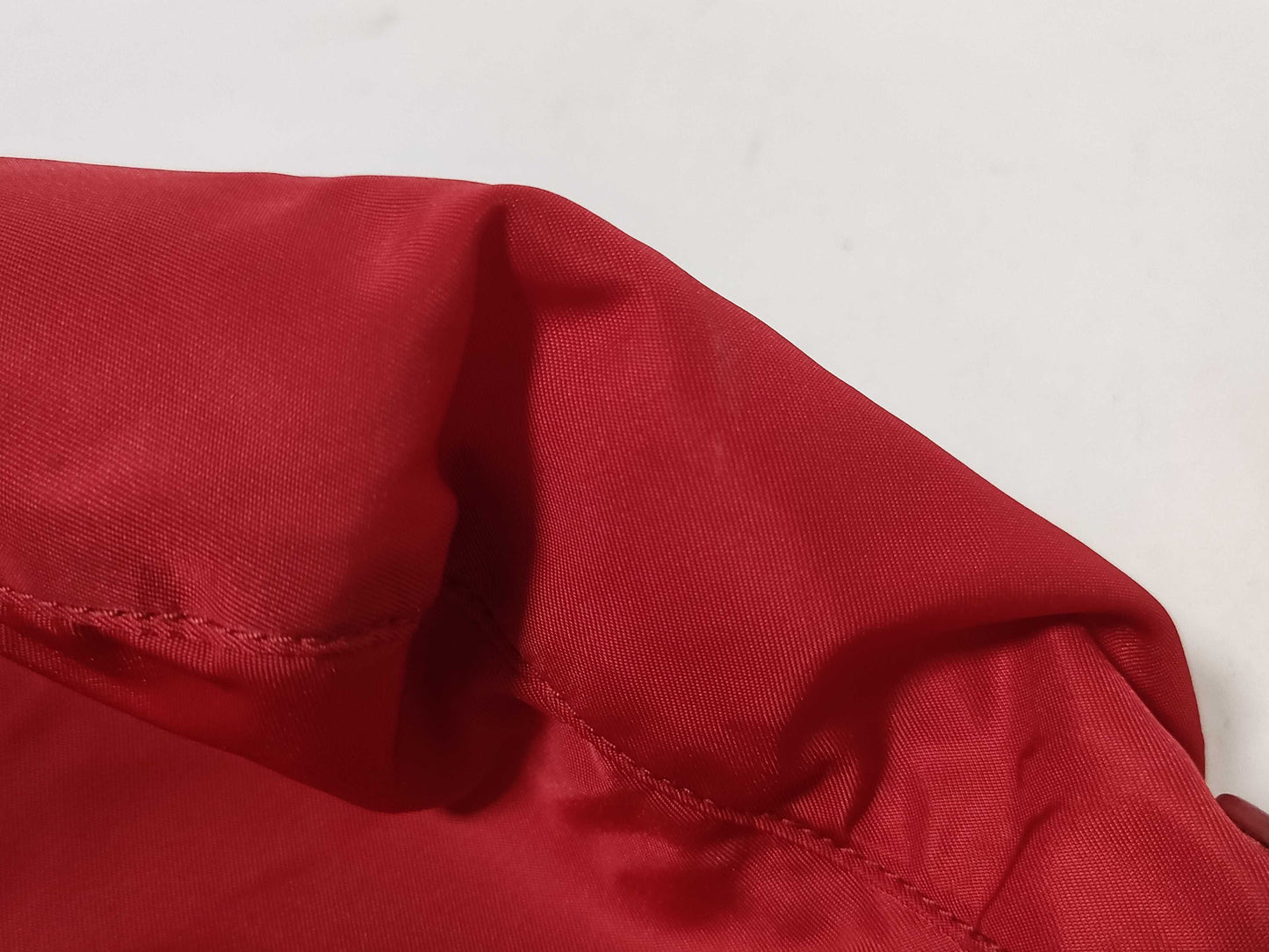 PRADA Nylon Shoulder Bag Red Shoulder Bag