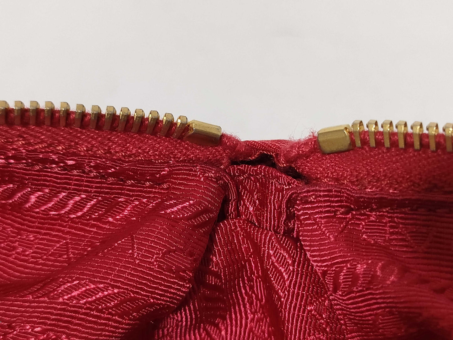 PRADA Nylon Shoulder Bag Red Shoulder Bag