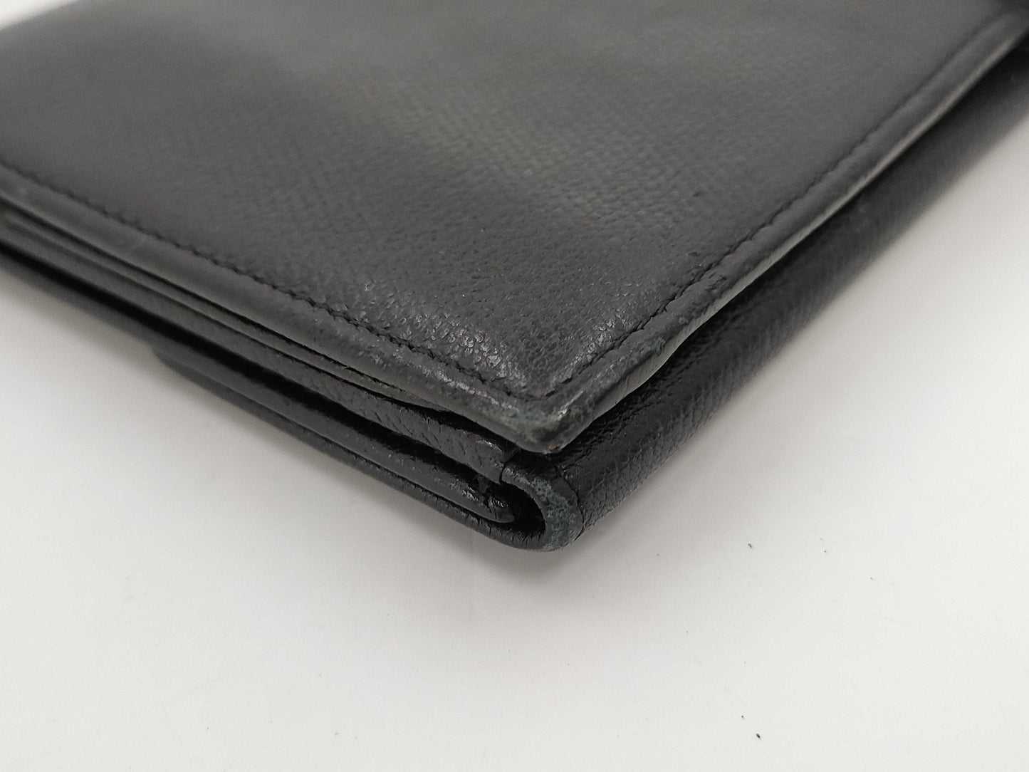 CHANEL Caviar Skin Coco Button Long Wallet
