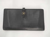 CHANEL Caviar Skin Coco Button Long Wallet