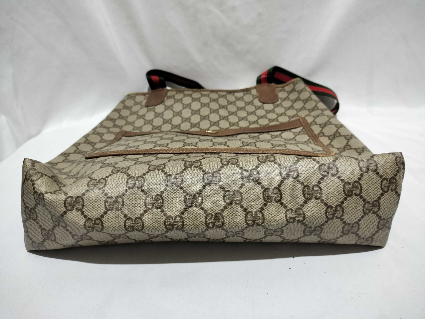GUCCI GG Canvas 39.02.003 Sherry Line Tote Bag