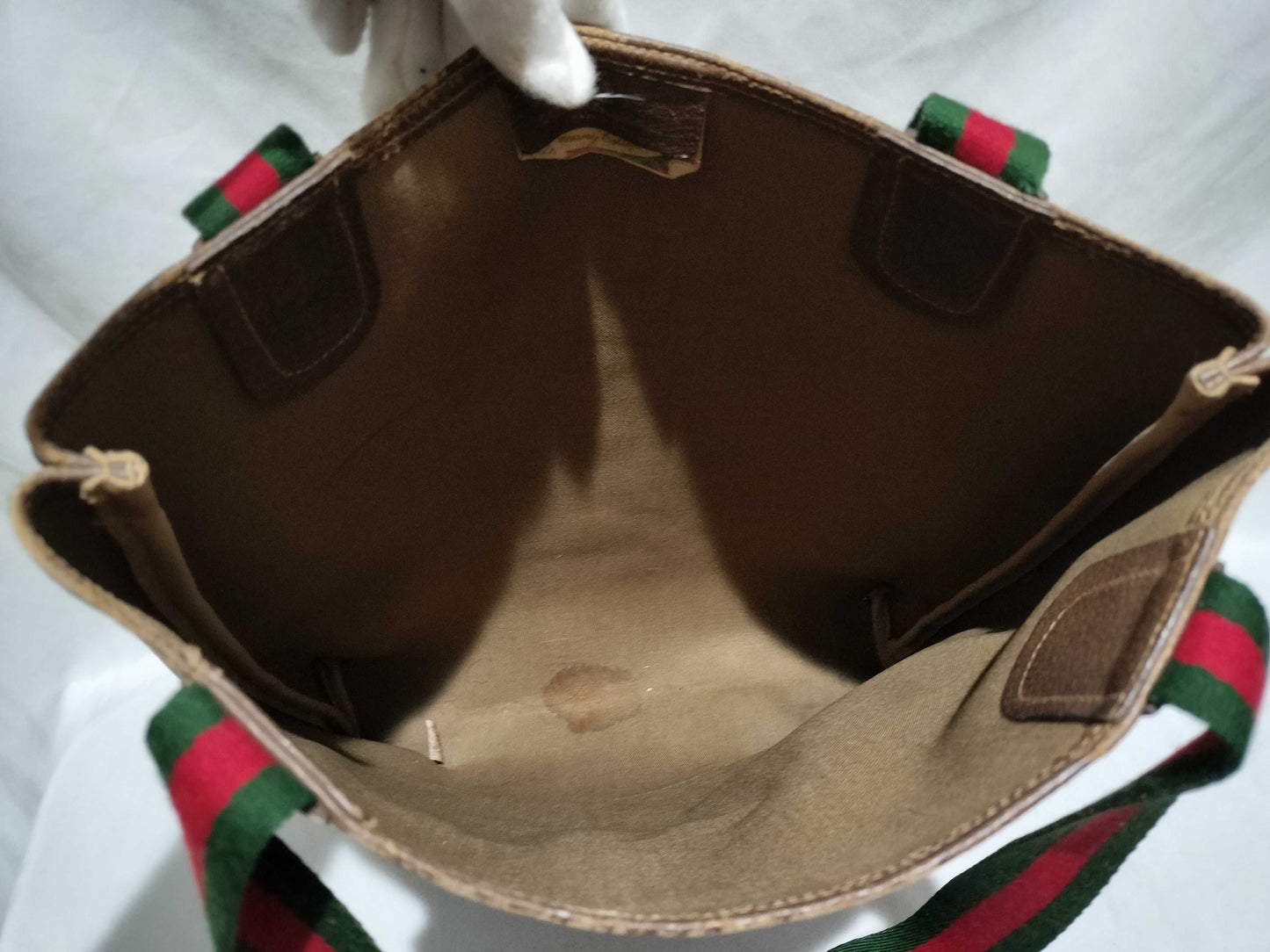 GUCCI GG Canvas 39.02.003 Sherry Line Tote Bag