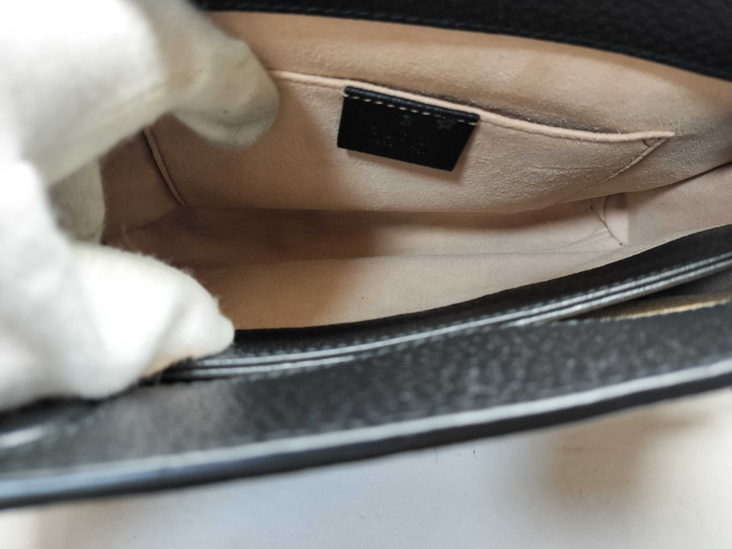 GUCCI Ophidia Leather Shoulder Bag 503877