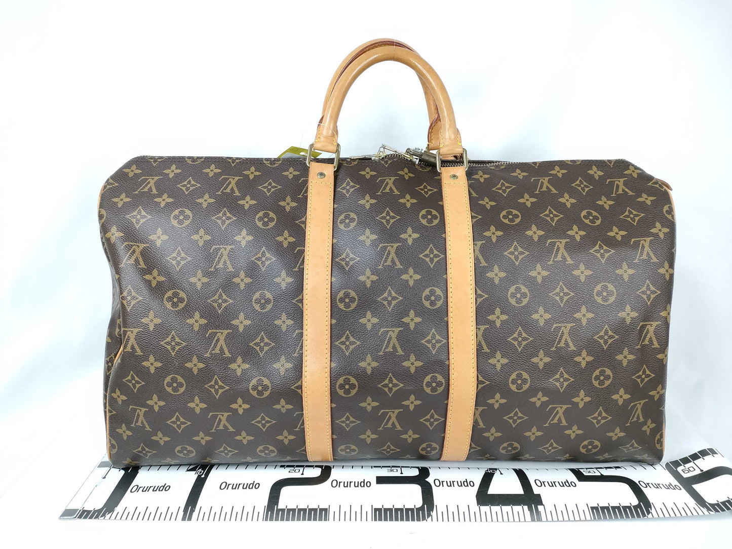 LOUIS VUITTON M41424 Monogram Keepall 55 Boston Bag