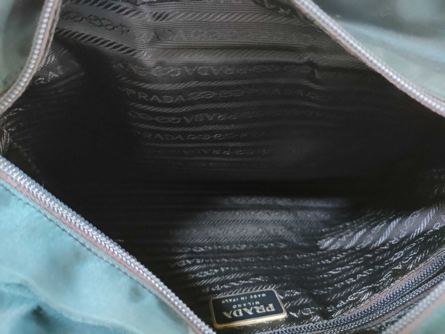PRADA Nylon Navy Handbag