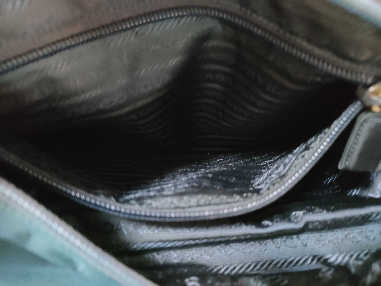 PRADA Nylon Navy Handbag