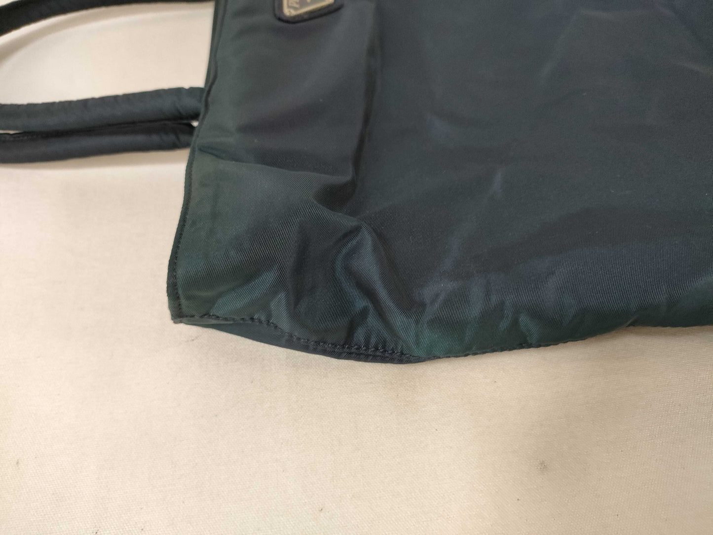 PRADA Nylon Navy Handbag