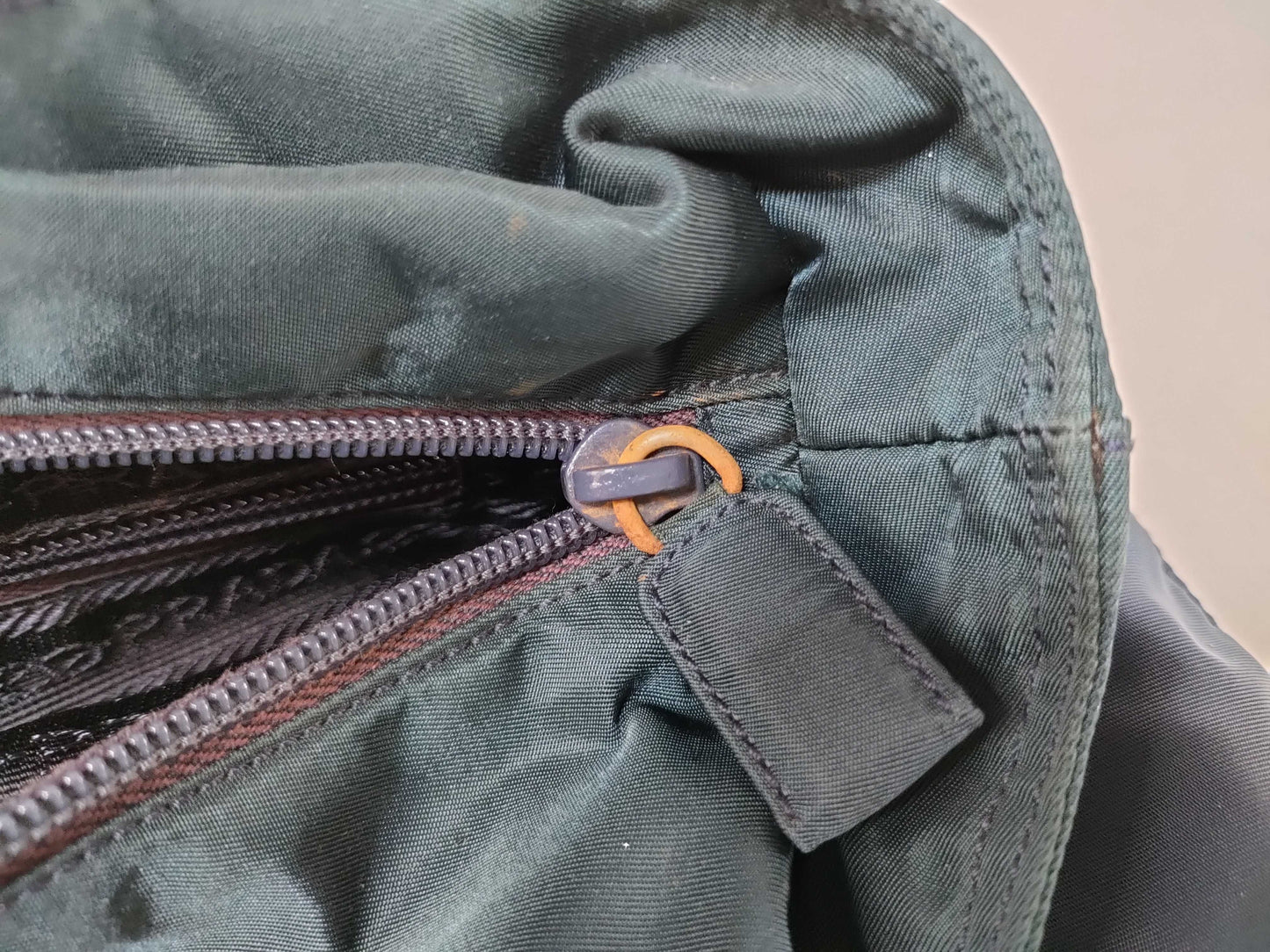 PRADA Nylon Navy Handbag