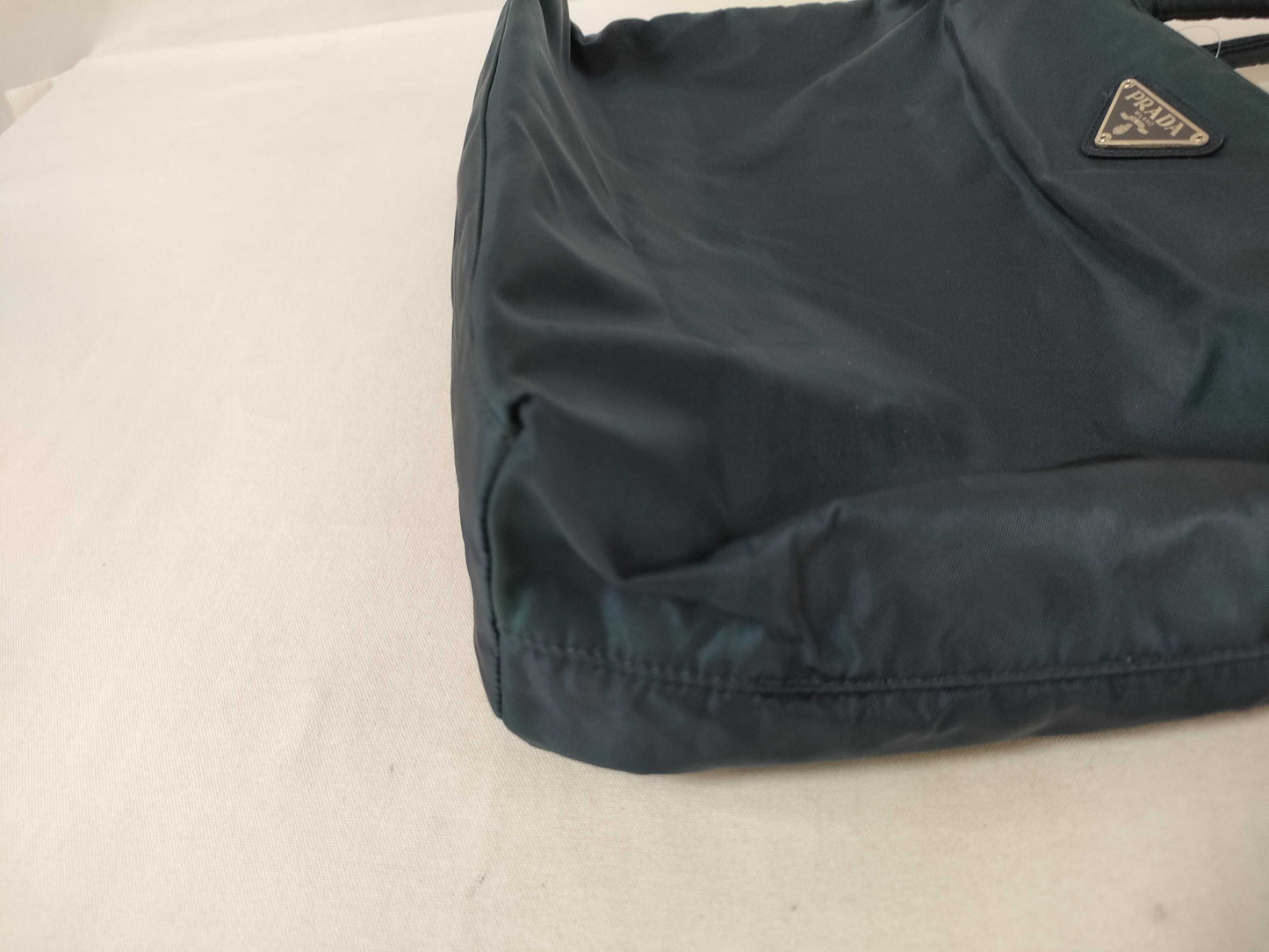 PRADA Nylon Navy Handbag
